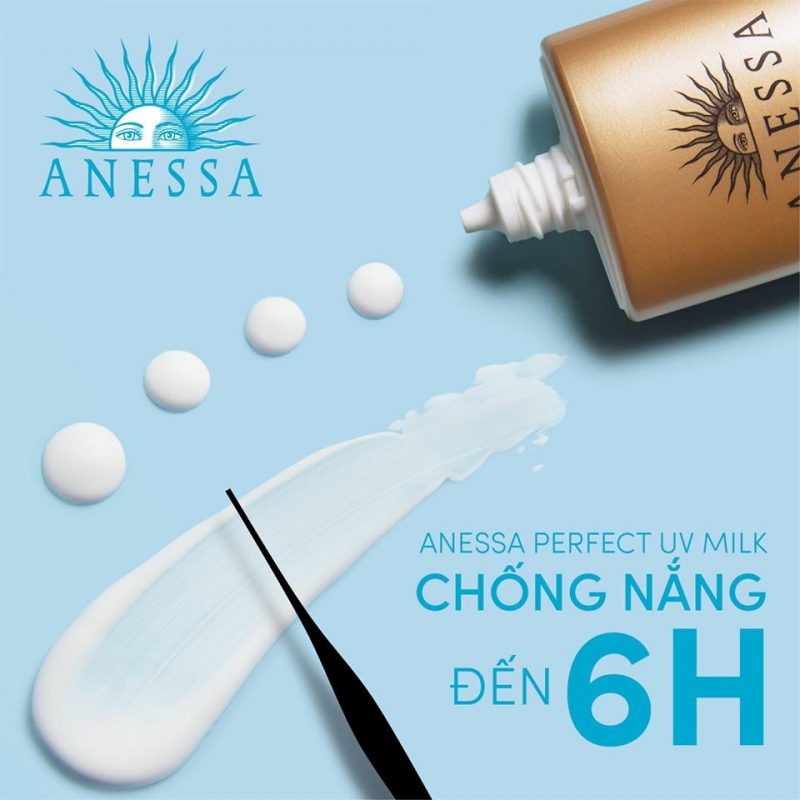 Kem chống nắng chống nước Anessa, bảo vệ da tối ưu.