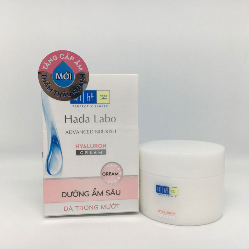 Kem dưỡng da Hada labo Advanced Nourish là loại kem dưỡng ẩm tuyệt vời trong việc khắc phục tình trạng mất nước, tăng cường độ ẩm của da, tăng độ đàn hồi, giúp trẻ hóa làn da