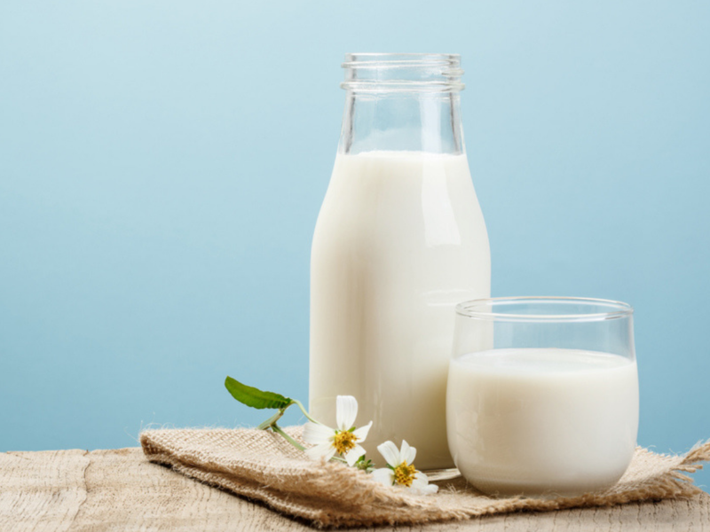 Sữa tươi chứa nhiều canxi giúp tăng trưởng chiều cao