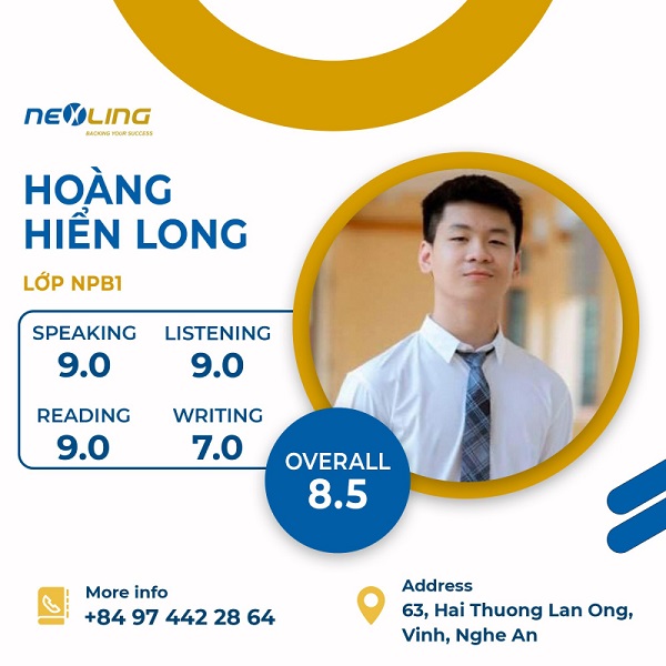 Neoling English Centre là một trong những địa chỉ uy tín và chất lượng cho việc luyện thi IELTS tại Nghệ An