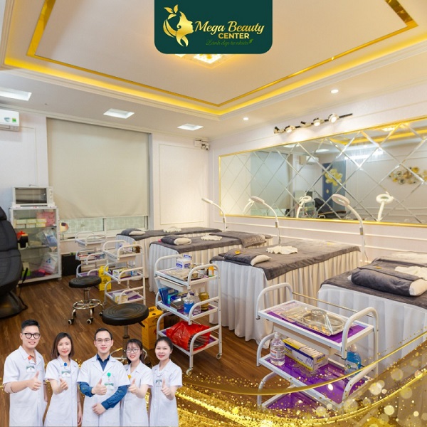 Mega Beauty Center đảm bảo trang bị đầy đủ các thiết bị hiện đại, từ ghế gội đầu đến các thiết bị massage