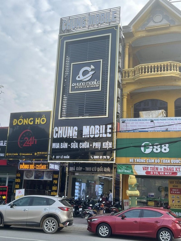 Cửa hàng sửa chữa điện thoại tại Nghệ An uy tín và chất lượng với Trung tâm sửa chữa điện thoại Chung Mobile