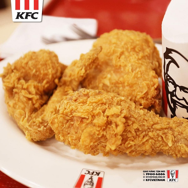 Top các quán gà rán tại Nghệ An nổi tiếng ngon và có chất lượng với KFC Vinh